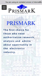 Mobile Screenshot of prismark.com